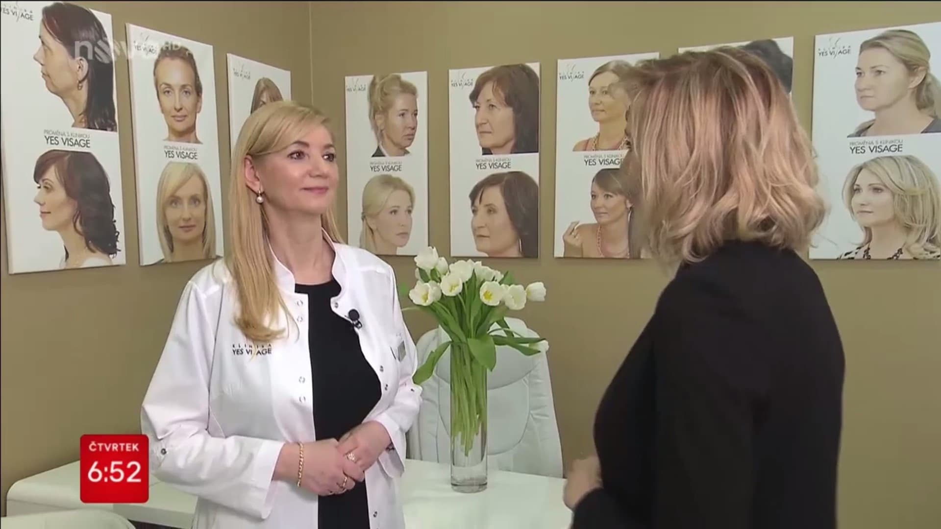 Dermatológia Kliniky YES VISAGE v pořadu Snídaně s NOVOU