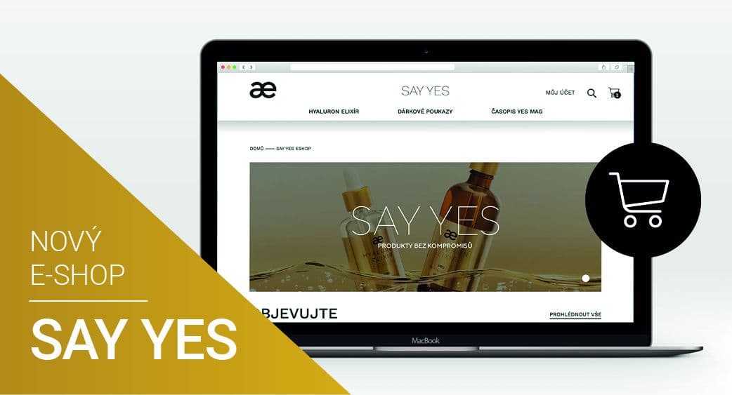 Klinika YES VISAGE predstavuje svoj nový e-shop. Na jednom mieste, z pohodlia domova zakúpite všetky naše bestsellery - Hyaluron Elixir, Hyaluron Elixir Serum, darčekové poukazy atď.